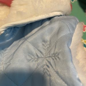 "Frozen" inspired reversible vest.